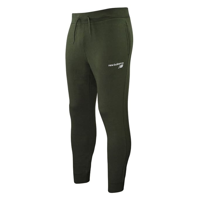 New Balance Stretch Graphic Logo Green Heren Classic Core Track Pants MP03901 ARG