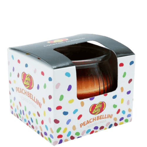 Jelly Belly Peach Bellini Geurkaars In Glazen Pot - 85 g