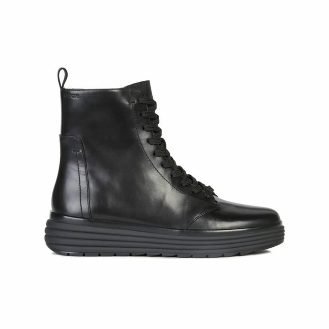 Geox Phaolae Zwarte Boots  Dames 40