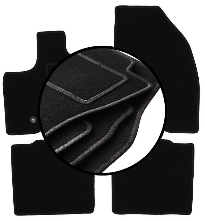 Complete set veloursmatten voor: Ford Explorer MK5 SUV (2010-2019)