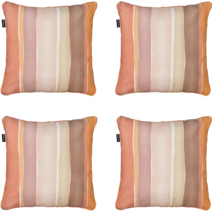 Madison - Sierkussen Nox - Mulitkleur - 50x50x10cm - Set van 4