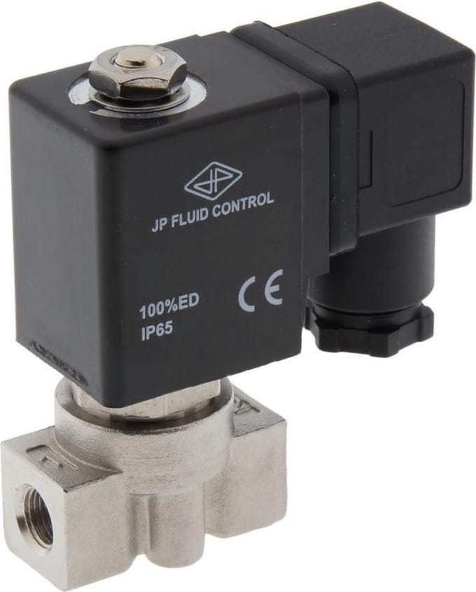 Magneetventiel ST-DA 1/8'' rvs EPDM 0-13 bar 12V DC - ST-DA018S030E-012DC