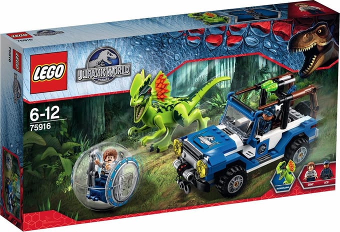 LEGO Jurassic World Dilophosaurus Ambush 75916