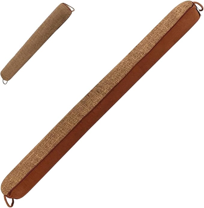 Tochtstopper deur - Dichtingsstrip - Stil wonen - Driehoekig ontwerp - 92 cm - Kaki