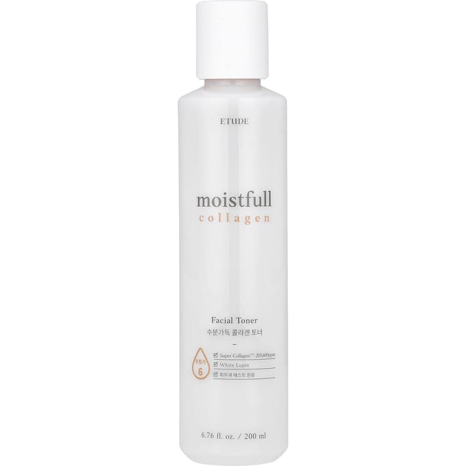 ETUDE, Moistful Collagen, Gezichtstoner, 200ml (6.76 fl oz) white