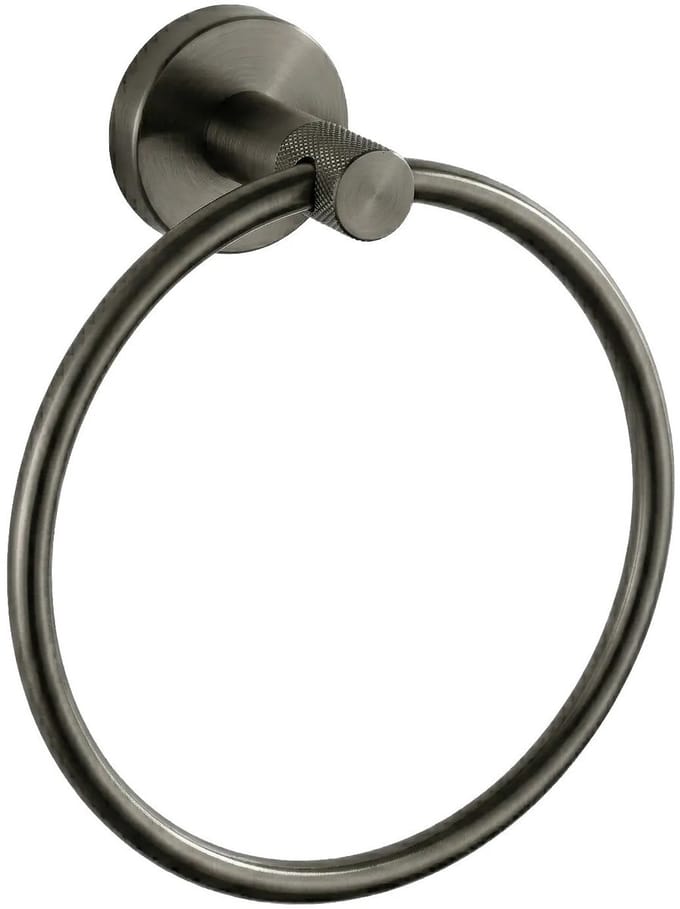 Rea - 6606 Modern - Handdoekhouder - Titanium - 6,5X15,5X18Cm