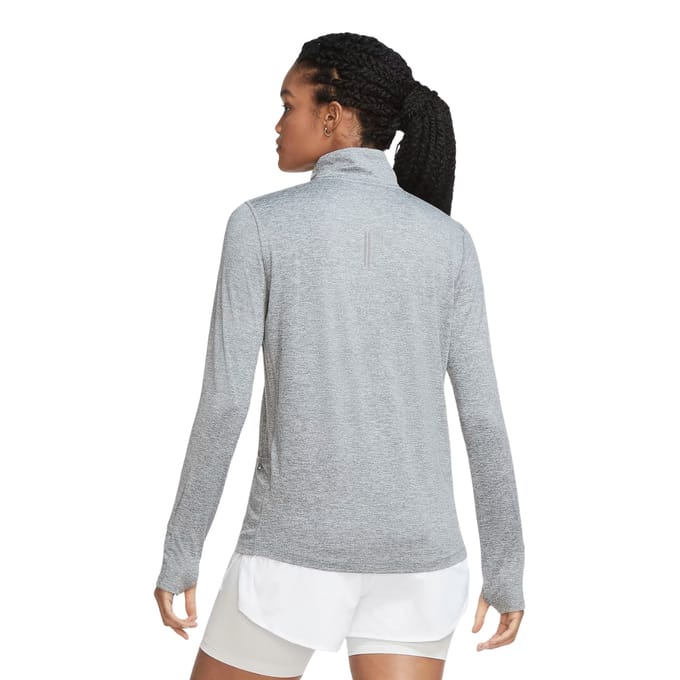 Nike Element Half-Zip Longsleeve Dames-Lichtgrijs,Zilver