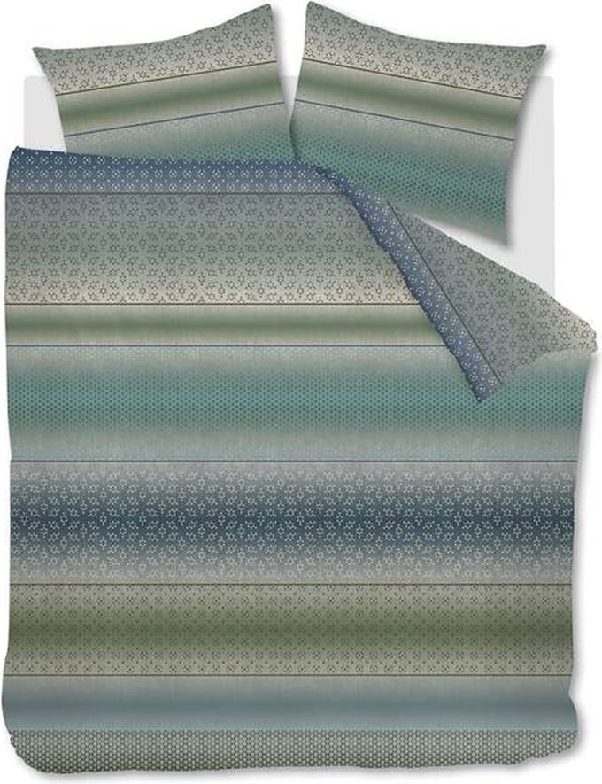 Snoozing Milly Dekbedovertrek - Extra breed - 260x200/220 cm - Blue Green