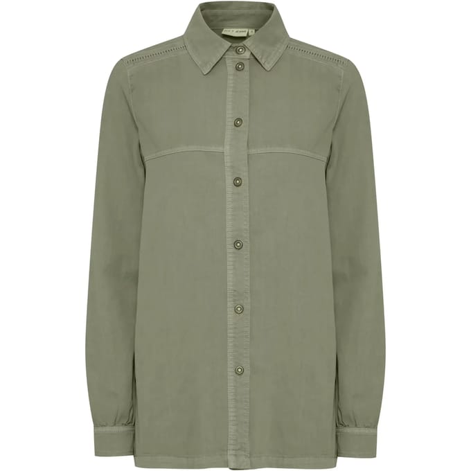 Damesjas met lange mouwen Pulz Jeans Montana