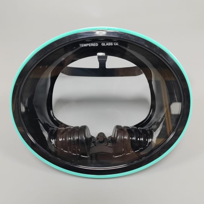 Duikbril met groot gezichtsveld, high definition, anti-condens, vissersspiegel Average size