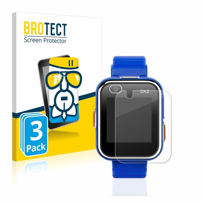 Screenprotector 3 Stuks voor Vtech Kidizoom Smart Watch DX2 Beschermglas transparant