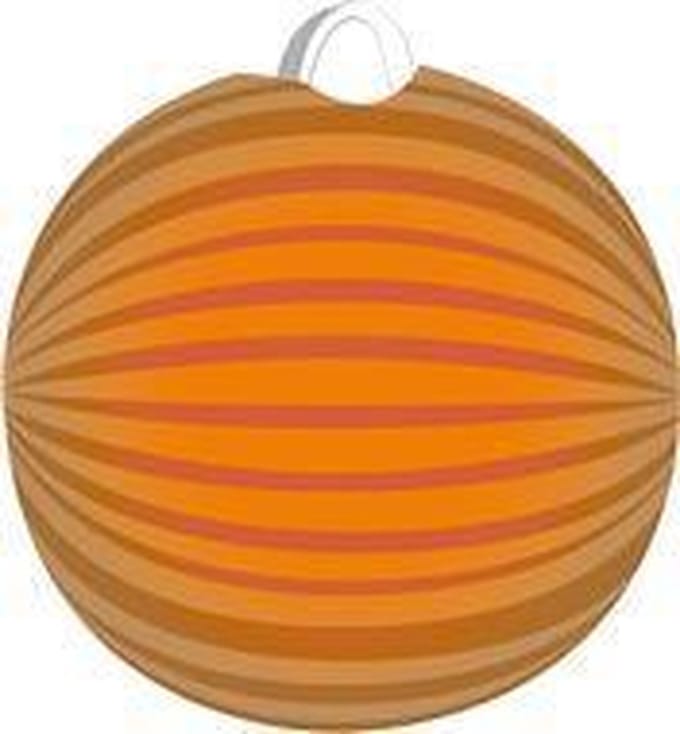 Oranje lampion