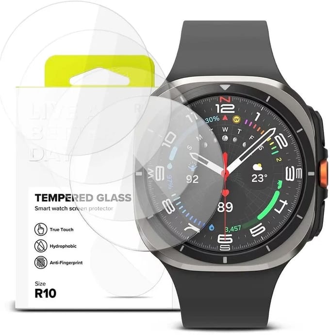 Ringke R11 Screenprotector Geschikt voor Samsung Galaxy Watch Ultra 4-Pack