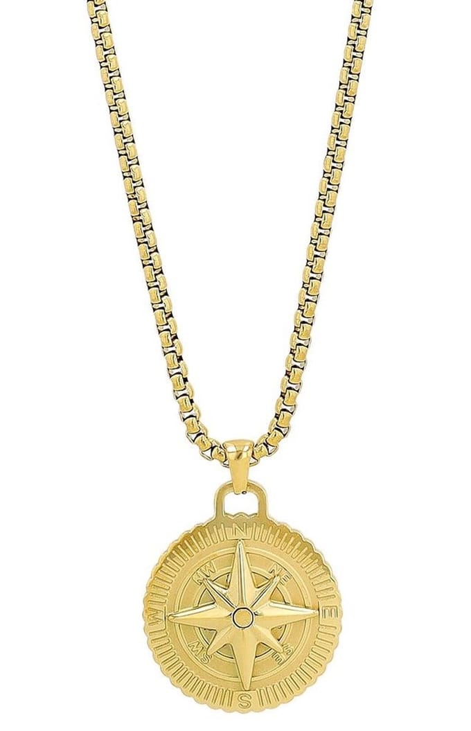 AKZENT Akzent herenketting met hanger Cachalot, duurzaam