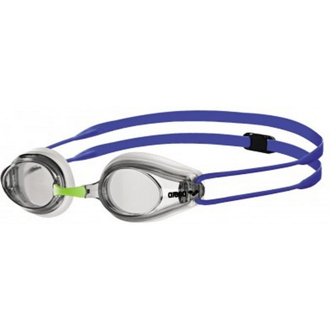 Arena Unisex Volwassen Sporen Heldere Zwembril (Wit/helder/blauw)