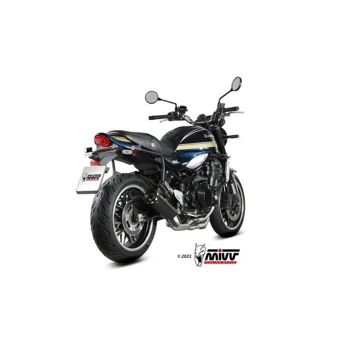 Silencer motorfiets staal Mivv HR-1 Kawasaki