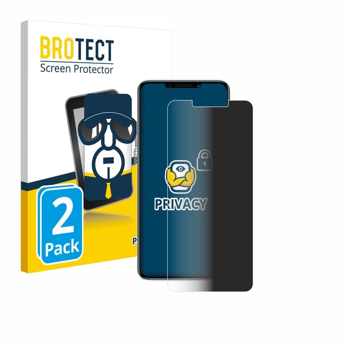 BROTECT - privacy screenprotector voor Huawei Nova 14i - Folie Beschermfolie Blauwlichtfilter 2 Stuks