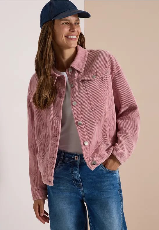 Overshirt van corduroy met gewassen look