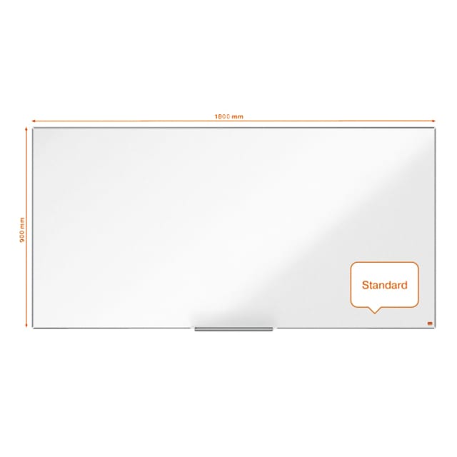 Nobo Impression Pro Magnetisch Whiteboard Emaille 1800x900mm - Inclusief Whiteboard Marker - Wit