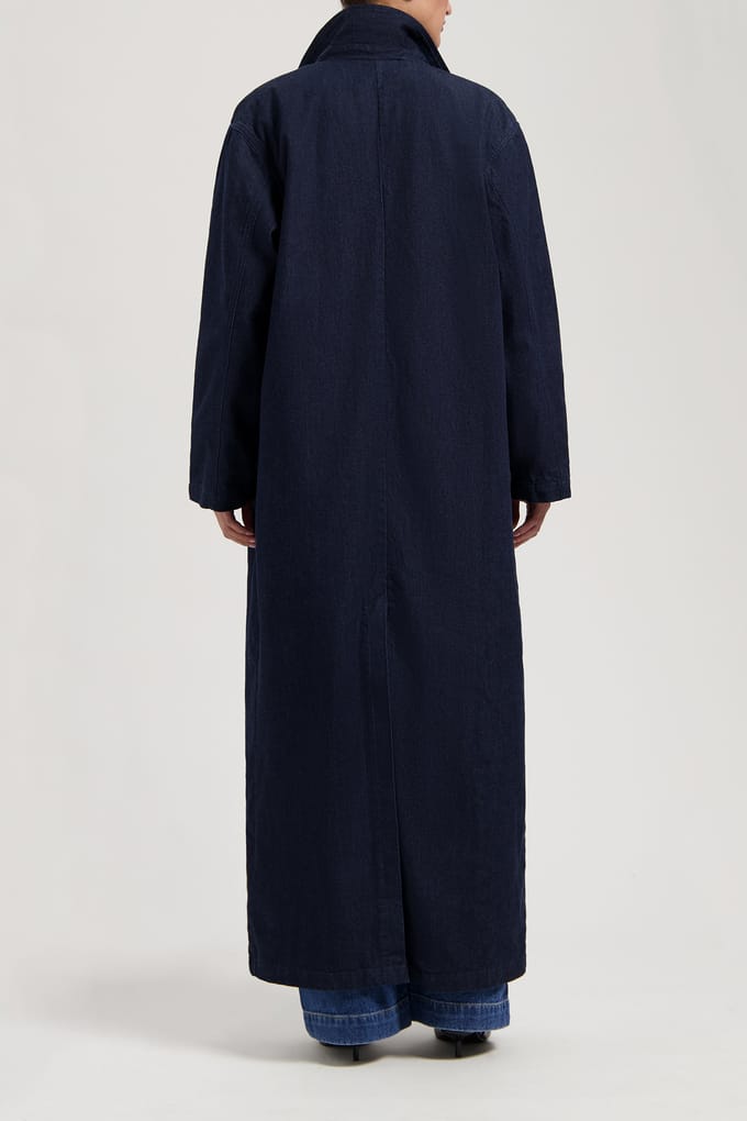 Mud Jeans Elin Trench Rinse Größe: S | Jeansjacken Outlet | Damen