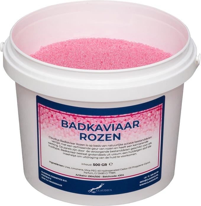 Badkaviaar Rozen - 500 gram - bad parels voor in bad