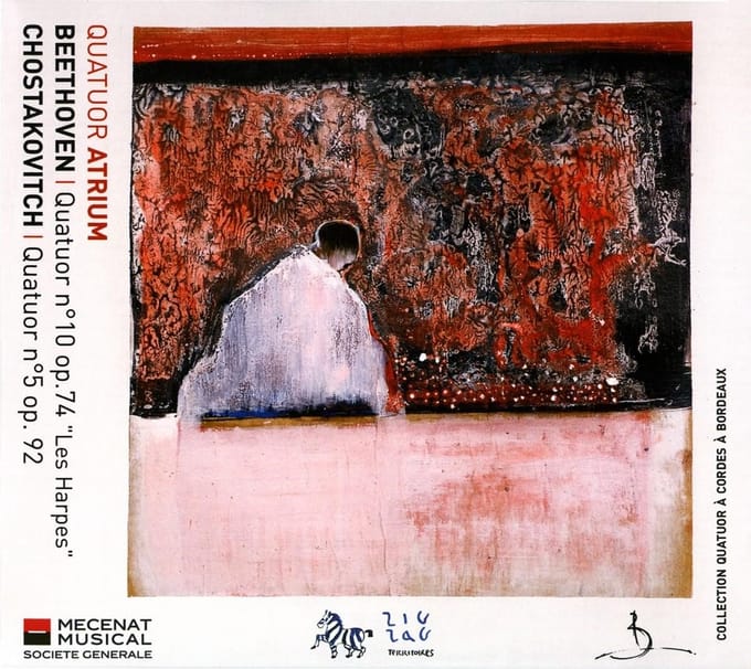 Quatuor Atrium - Beethoven: Quatuor No. 10, Op. 74 "Les Harpes" | Chostakovitch: Quatuor No. 5 , Op. 92 (CD)