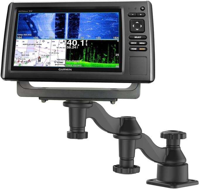 Horizontale 12" Swing Arm Mount voor Fishfinders & Plotters