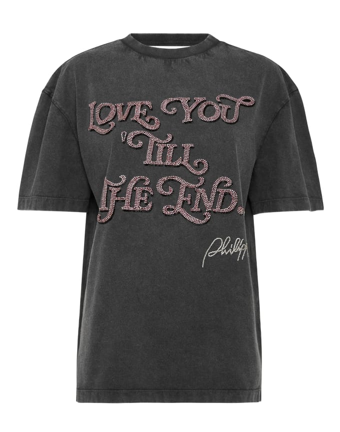 Open Back Man Fit T-Shirt Love Plein