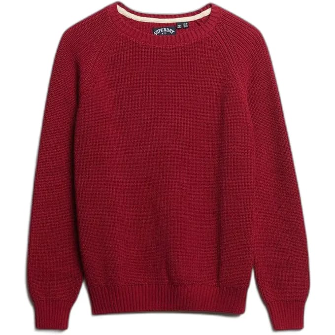 Superdry - Relaxed Ribbed Gebreide Trui - Dames - Sweaters