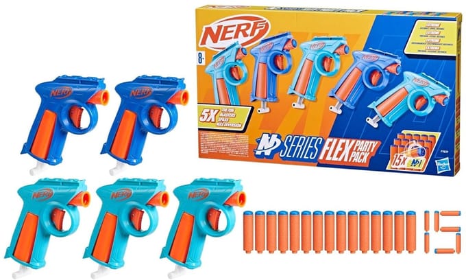 NERF N-Series Flex - Party 5-Pack
