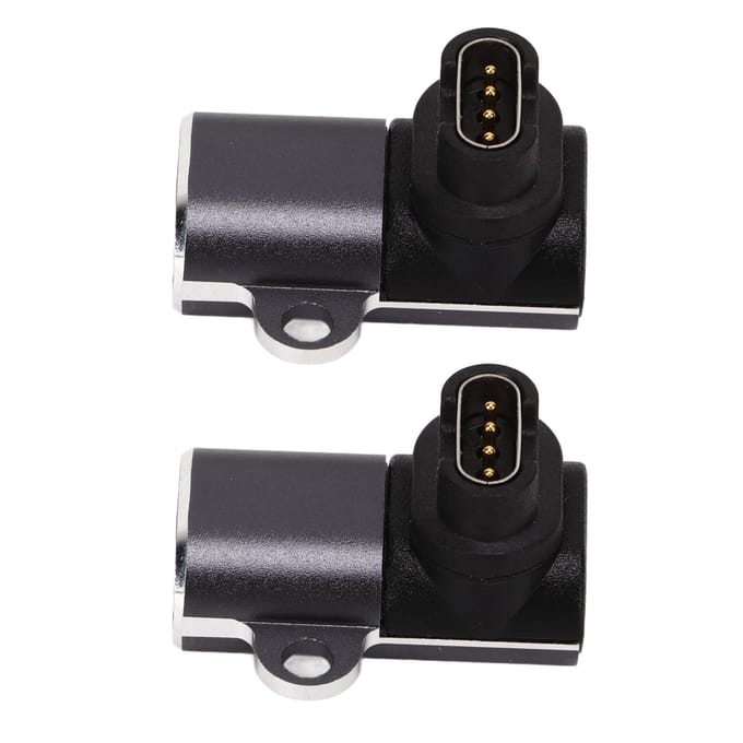 2 stuks Voor Garmin naar Type C Vrouwelijke Adapter Professionele Mini USB C Adapter voor Garmin Smartwatch black