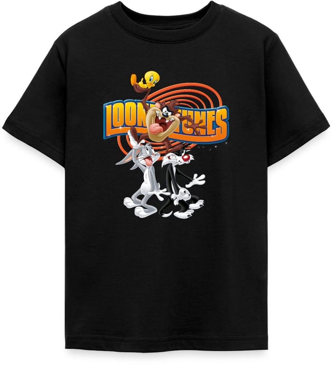 Looney Tunes Bugs Taz Tweety Sylvester T-Shirt Tiener