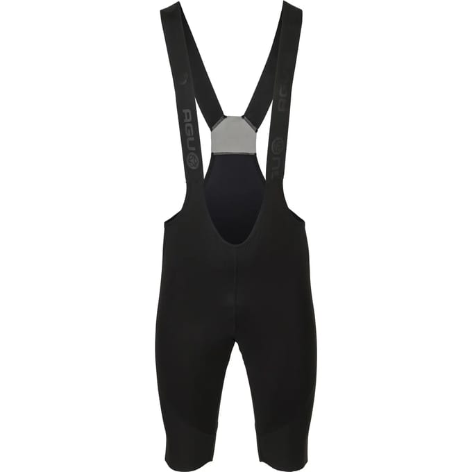 AGU Enduro Plus - Bibshort - Heren - Fietsbroek - Wielrenbroek - Compressie - Ademend - Siliconen gripper - Naadloze bretels - Zwart - M
