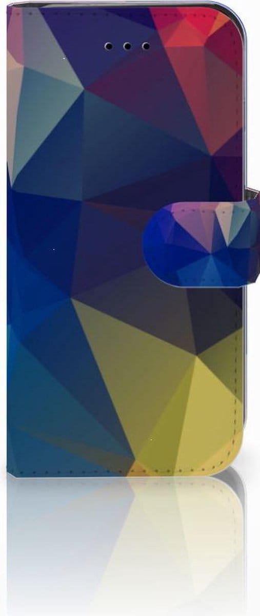 iPhone 7 | 8 | SE (2020) | SE (2022) Book Case Polygon Dark