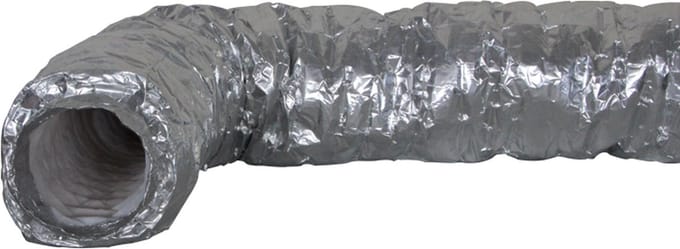 ALU geluiddempende afvoerslang Ø152mm 0,5m