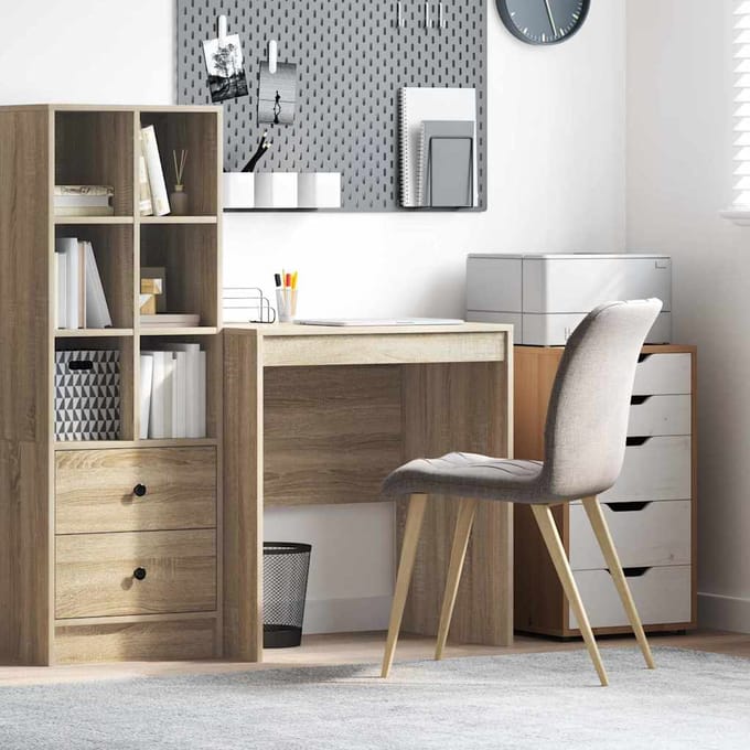 vidaXL - Bureau - Sonoma - Eik - 70 - x - 50 - x - 76 - cm