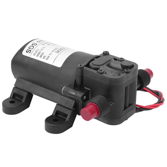 Membraanpomp Micro DC Elektrisch 73PSI 3.5LMIN G12in 12V36W Hydraulische Apparatuur