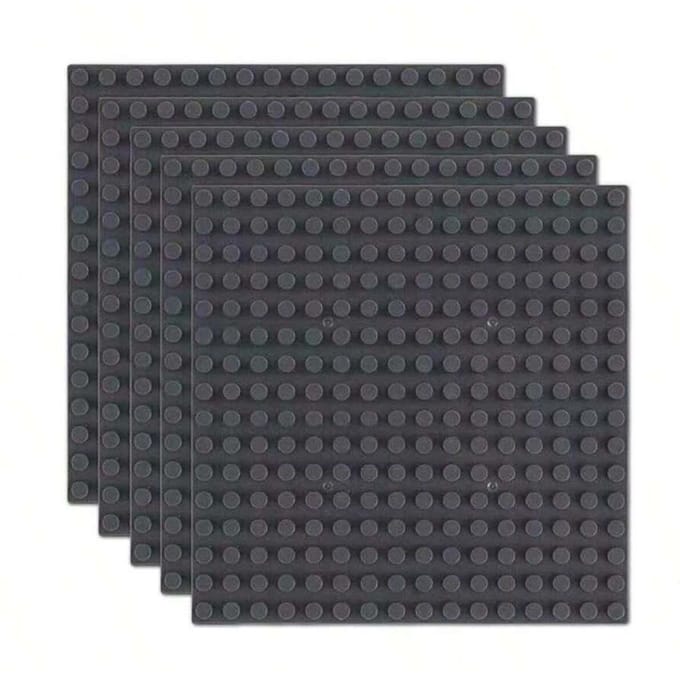 Ensemble de 5 pièces 16x16 Plaque de Base pour Briques de Construction Accessoires de Jouets Créatifs Idéal pour les Enfants 1 5pcs
