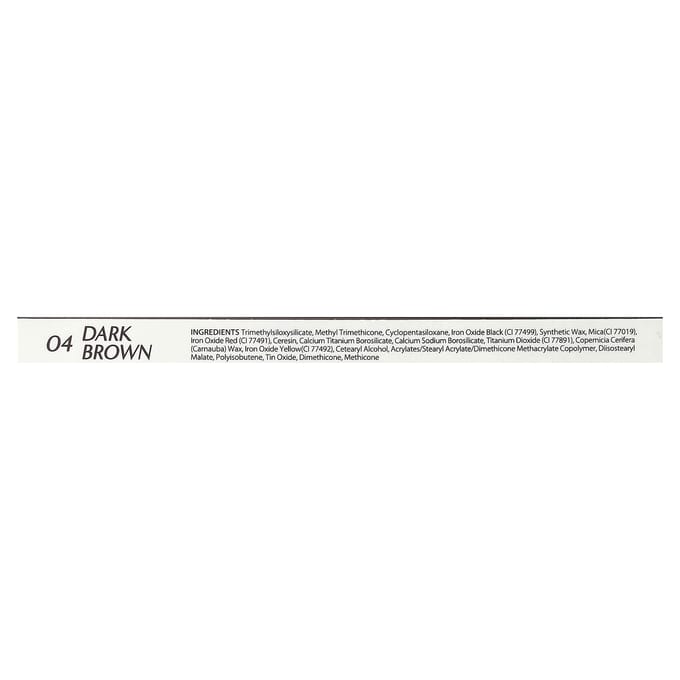 Clio, Sharp, So Simple Waterproof Potloodliner, 04 Donkerbruin, 0,14g (0.004oz) white