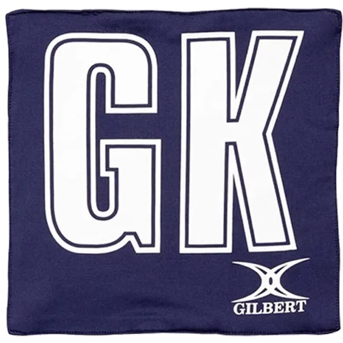 Gilbert Netball Patch Pro Bibs - One Size - Navy / Wit