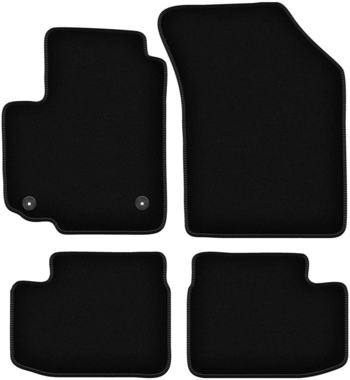 BASIC zwarte veloursmatten voor: Suzuki Swift IV hatchback (2005-2010)