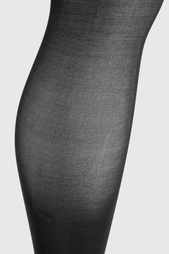boohoo Dames 3-Pack panty's met 40 denier | Zwart