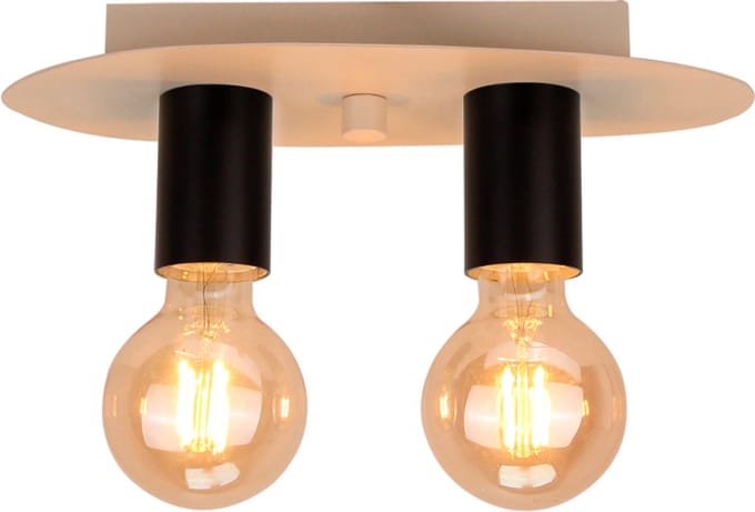 Chericoni Colorato Plafondlamp - 2-lichts - Zwart - Metaal
