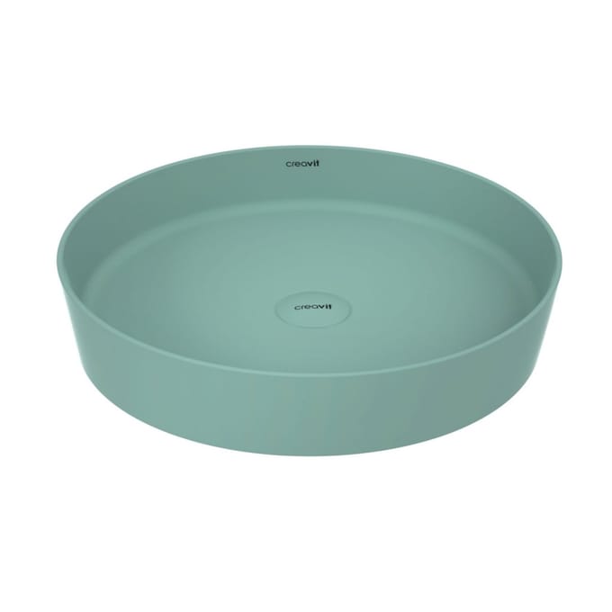 Creavit Loop Opbouw Waskom – 45 cm – Nijl Groen