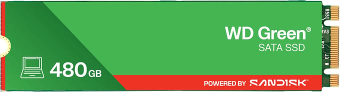 WD Green - WDS480G3G0B - SSD - 480GB - NVMe - Compact