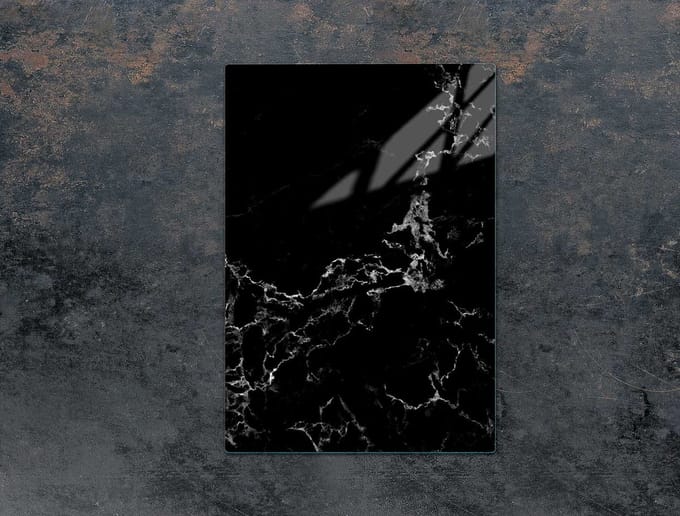 TMK ArtDeko Serie - Snijplank van Glas - 35x52 cm - Marmereffect