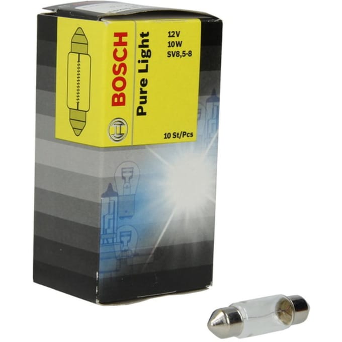 P27/7w lamp BOSCH C10W Pure Light 12V, 10W