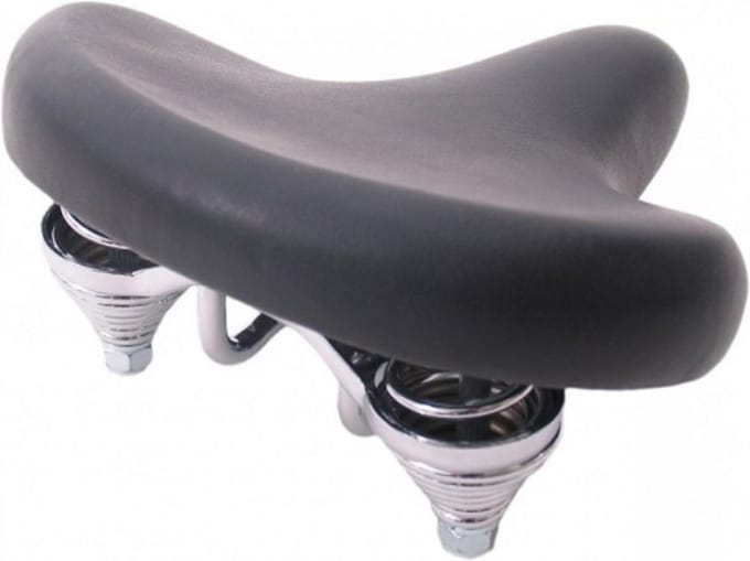 zadel kind transportfiets zwart