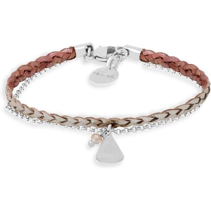 Scmyk armband BG-264 G Teardrop zilverkleurig