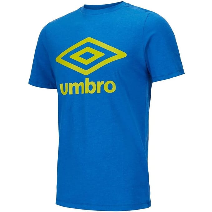 Umbro Groot Logo Heren Blauw T-Shirt